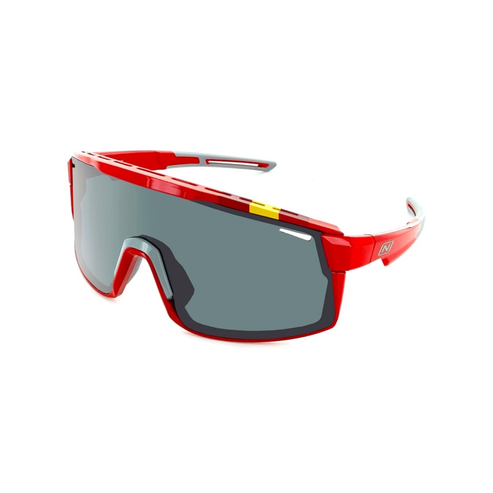 NIB! Optic Nerve LTD Edition Vuelta-Shiny Red w/Silver Mirror Smoke Lens Sunnies
